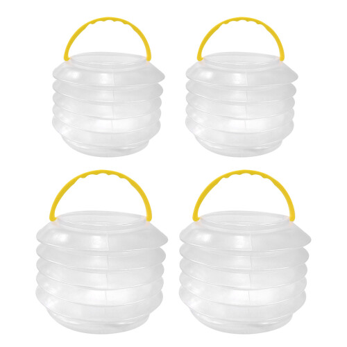 8Pcs Multi-Color Plastic Brush Washers Portable Paint Holder Reusable 1