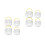 8Pcs Multi-Color Plastic Brush Washers Portable Paint Holder Reusable 4