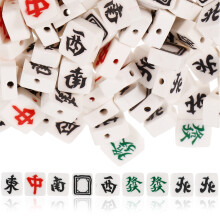 OUNONA 100 Stück Schmuckherstellungszubehör Perlen Mahjong Perlen Kind