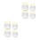 8Pcs Multi-Color Plastic Brush Washers Portable Paint Holder Reusable 8