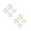8Pcs Multi-Color Plastic Brush Washers Portable Paint Holder Reusable 9