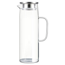 Jarra de vidro com tampa e alça, 1,2 L