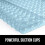 Shower Mat with Suction Cups, 21" x 21", Machine Washable 1