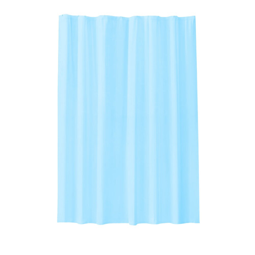 Plastic Shower Curtain Liner 180x180cm Blue