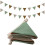 2 Pcs Cotton Pennant Banner, 7.75 ft Triangle Bunting 1