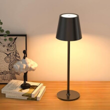 Rechargeable Cordless Table Lamp with 3 Height Options and