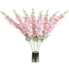 8pcs Dark Red Delphinium Artificial Flowers 85cm