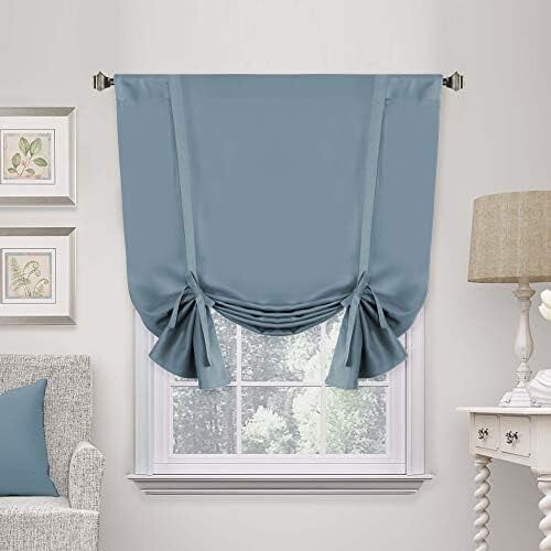 Panneau de rideau occultant thermique isolant à œillets, 107 cm de large