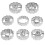 Metal Cookie Cutter Set 8-Piece Assorted Shapes 1