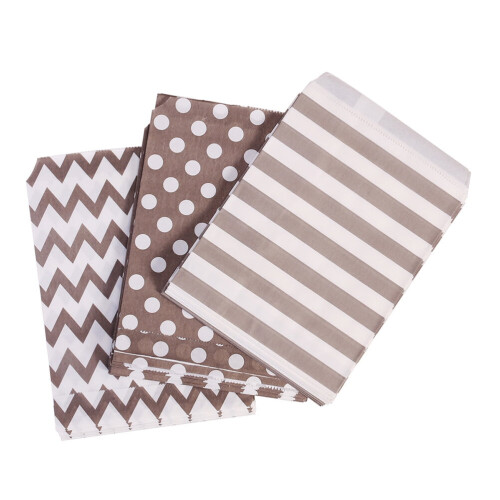 24 Pack Candy Bags – Striped, Dot & Wavy 1
