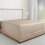 Drap-housse Queen 100 % satin de coton, poches profondes, beige 1
