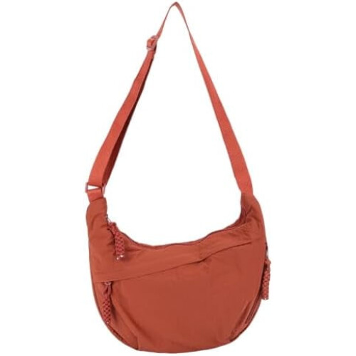 Τσάντες Crossbody από νάιλον ημισελήνου για γυναίκες, τσάντα Crossbody με καρό, ελαφριά