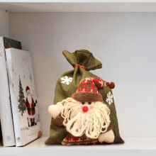 Sacs cadeaux de Noël Giant3D, emballages réutilisables en toile de jute pour décorer le sapin et emballer les cadeaux, solutions de rangement