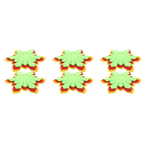18Pcs Easter Flower Mat Pot Protectors Coasters Fabric Decorative Set 2