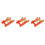 3Pcs Brass Finger Cymbals for Kids Orange Durable Percussion Set 5