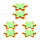 18Pcs Easter Flower Mat Pot Protectors Coasters Fabric Decorative Set 5