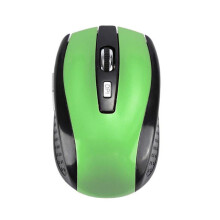 24GHz Draadloze Optische Muis voor Laptop, PC, Computer (groen)