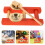 3Pcs Brass Finger Cymbals for Kids Orange Durable Percussion Set 11