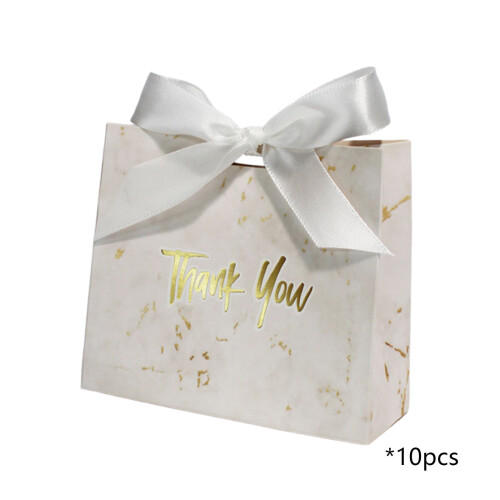 Mini-Geschenktüten aus Papier mit Schleife (10er-Pack)