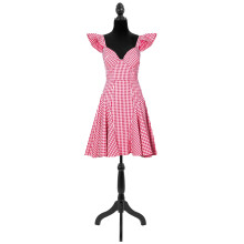 Adjustable 49"-63" Female Dress Form Mannequin with Tripod Stand, Black – Compatible with Standard Sewing Accessories