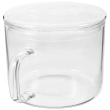 Glass Heat-Resistant Bowl with Side Handle