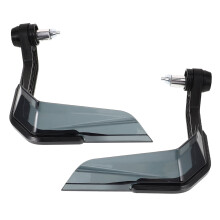 Motorsykkelstyrebeskyttere Svart Plast Metall 1 Par