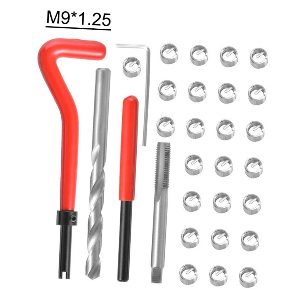 Thread Tool,M11 Helicoil Car 30Pcs Kit M7 M9 M11 Coil Tool Car Coil M4 M7 M4 M7 M9 M9*1.25 Ajzar Dsfen Kit Tool *0.5 M91.25 9152228298897