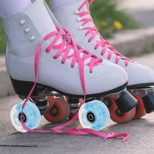Αξεσουάρ Skate4 τεμάχια μπλε τροχοί πατινάζ που αναβοσβήνουν για σκέιτερ 2