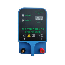 10km Farm Electric Poultry Equipments Portable Power Solar Panel Electric Fence Metal Garden Fence Accessories EU Plug
