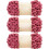 3 τεμάχια/300 γρ. Νήμα Loop, 100% πολυεστερικό νήμα Chenille Puffy για DIY πλέξιμο με τα δάχτυλα 1