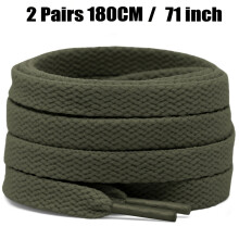 2 Paar flache Schnürsenkel, 0,31 Zoll breit, für Turnschuhe, Schnürsenkel für Sportschuhe und Laufschuhe