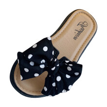 Ediodpoh Children Slippers Fashionable and Versatile Exaggerated Butterfly Sweet Soft Bottom Beach Slippers Kids Slippers Black 13.5