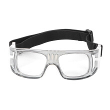 UV-resistant Shockproof Soccer Football Protective Goggles Basketball Eyewear Cycling Outdoor Sports Safety Glasses (Grey)