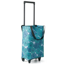 Foldable Shopping Cart with Wheels, Telescopic & Stair-Climbing, Portable Trolley Tote Bag – Compatible with Travel & Shopping