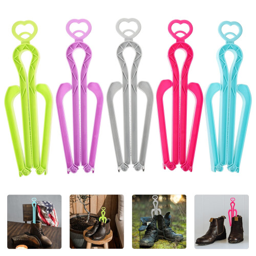 5 Pcs High Shoes Shaper Adjustable Boot Stands Miss
