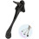 HASHI Kick-Down Door Stopper Black 6 inch 1