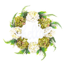15.7" Artificial Hydrangea Wreath