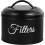 Coffee Filter Storage Case Stainless Steel Round with Lid 1