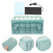 1 Set Kunststoff-Papageienbrutkasten für Jungvögel mit Heizmatte und Papageienbrutzubehör