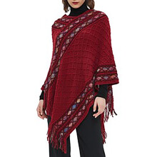 Xales e capas para mulheres, ponchos quentinhos, capas abertas com franjas, presentes de Natal para viagens no inverno e outono.