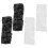 8Paires Rippés Punk Polyester Confortables Accessoires Party 2