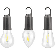 Neue Outdoor-Camping-Hängeleuchte mit USB-C-Ladeanschluss, Retro-LED-Zeltlampe, Hängeleuchte mit Klemmhaken (Modelljahr 2023)