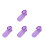 4Pcs Violet Plastic Manual Paper Tool for Quilling Art 2