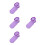 4Pcs Violet Plastic Manual Paper Tool for Quilling Art 3