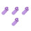 4Pcs Violet Plastic Manual Paper Tool for Quilling Art 5