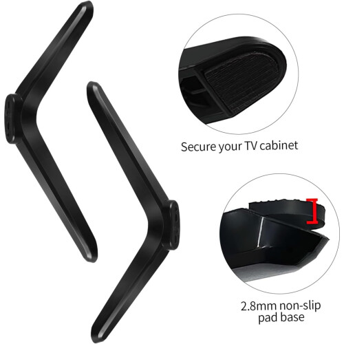 TV-stativben för TCL- och Roku-TV:ar, 4Pack 2