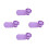 4Pcs Violet Plastic Manual Paper Tool for Quilling Art 8