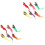 12Pcs Durable Small Bird Figurines Multicolor Decor Props 5