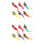 12Pcs Durable Small Bird Figurines Multicolor Decor Props 7