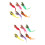 12Pcs Durable Small Bird Figurines Multicolor Decor Props 9